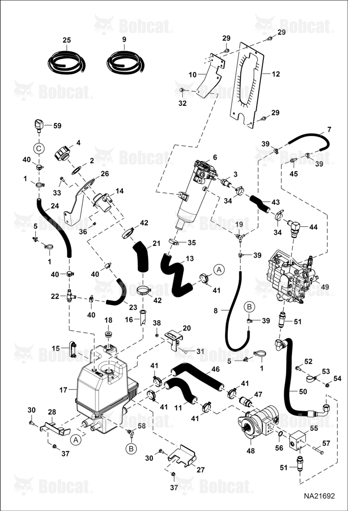 Hydrostatic Circuitry (Tank & Filter)