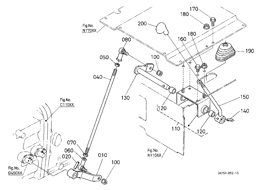 Range Gear Shift Lever [A]