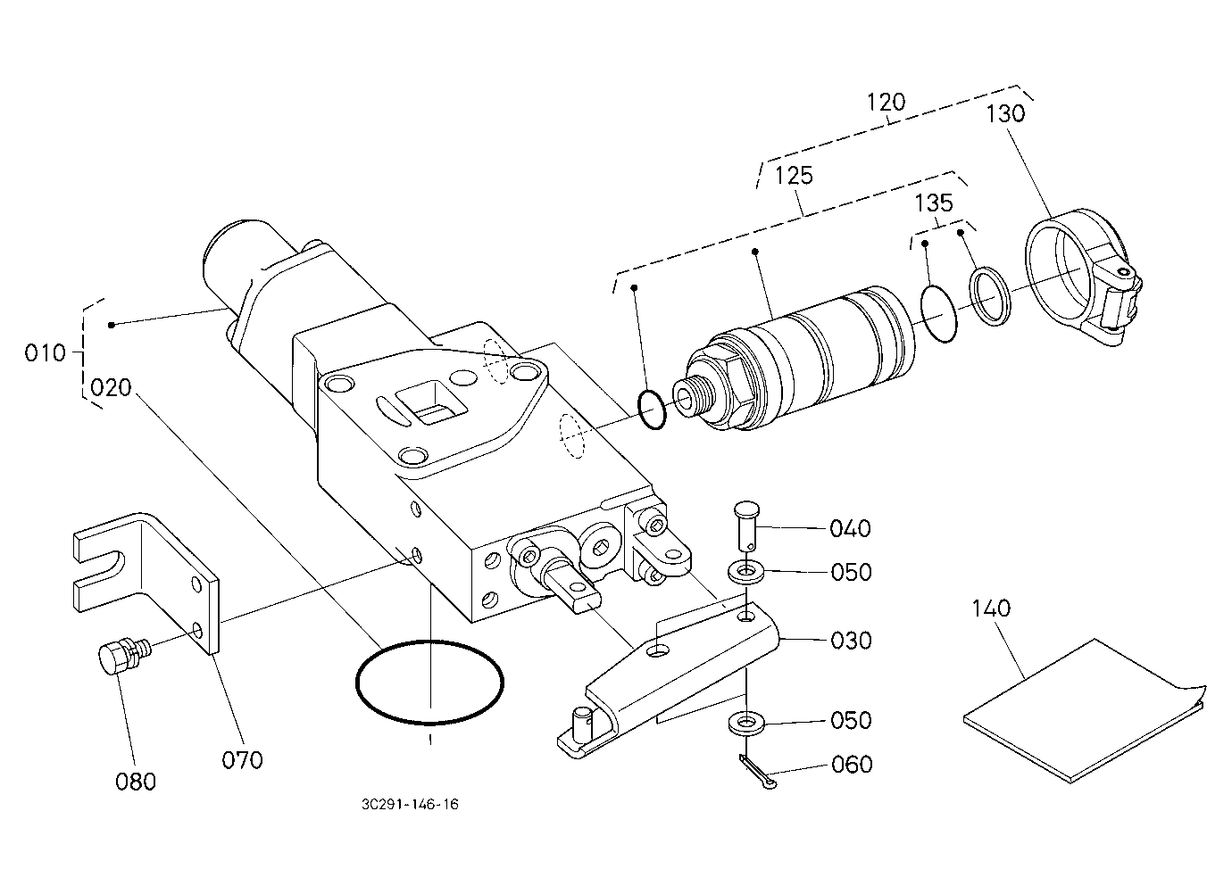 Auxiliary Control Valve Kit (Fd) [Option]