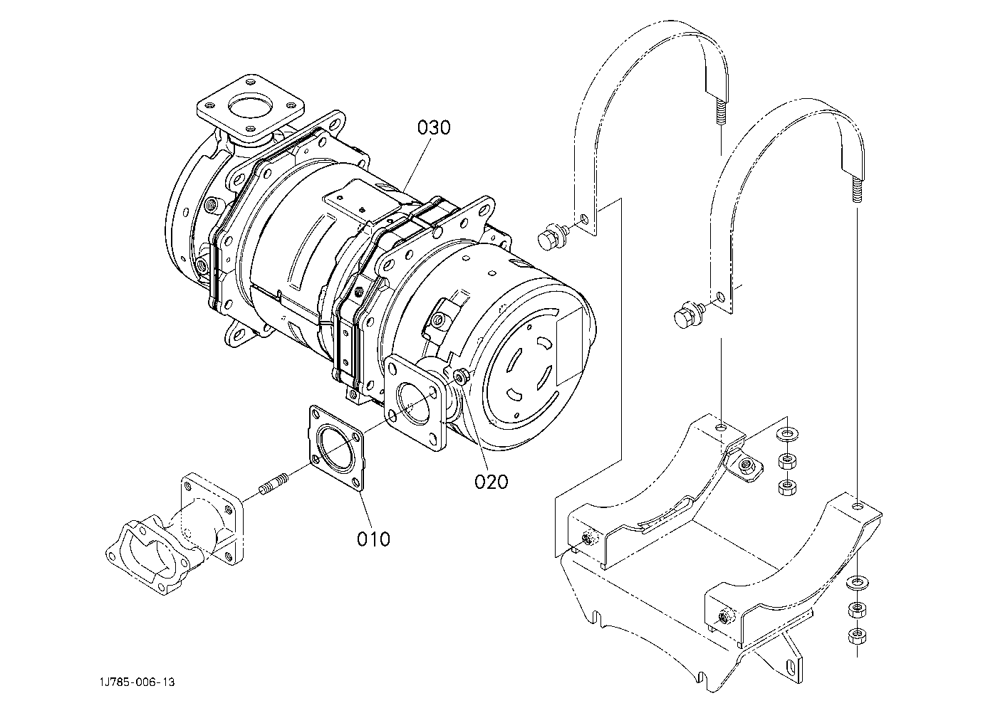 Diesel Particulate Filter Muffler