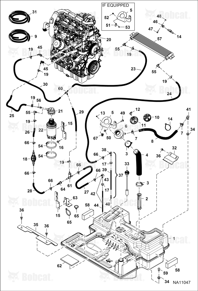 Engine & Attaching Parts (Fuel System) B2L511082 & Above