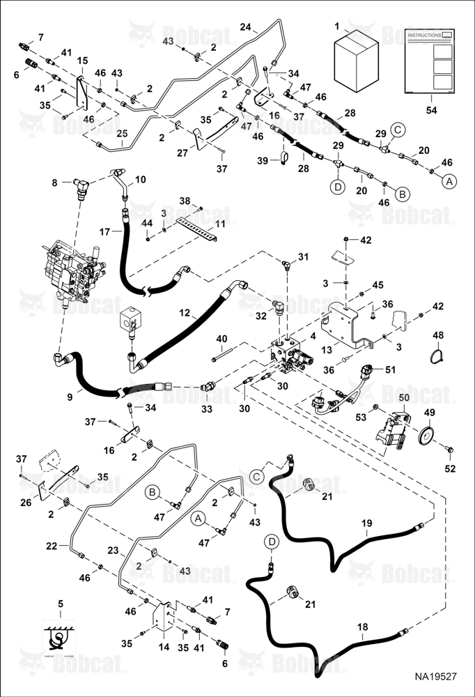 Rear Auxillary Kit  B4SE11001 - B4SE11430, B4SE11432, B4SE11433