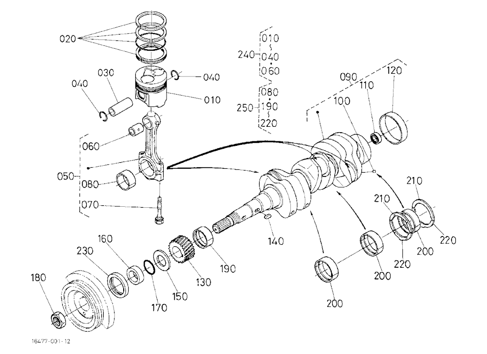 Piston And Crankshaft