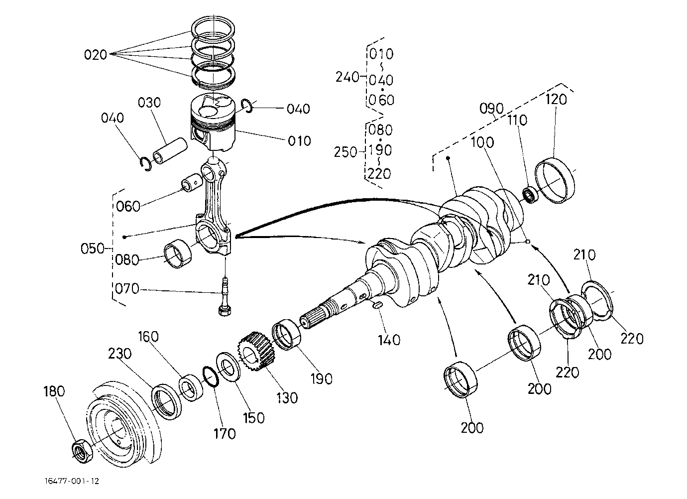 Piston And Crankshaft