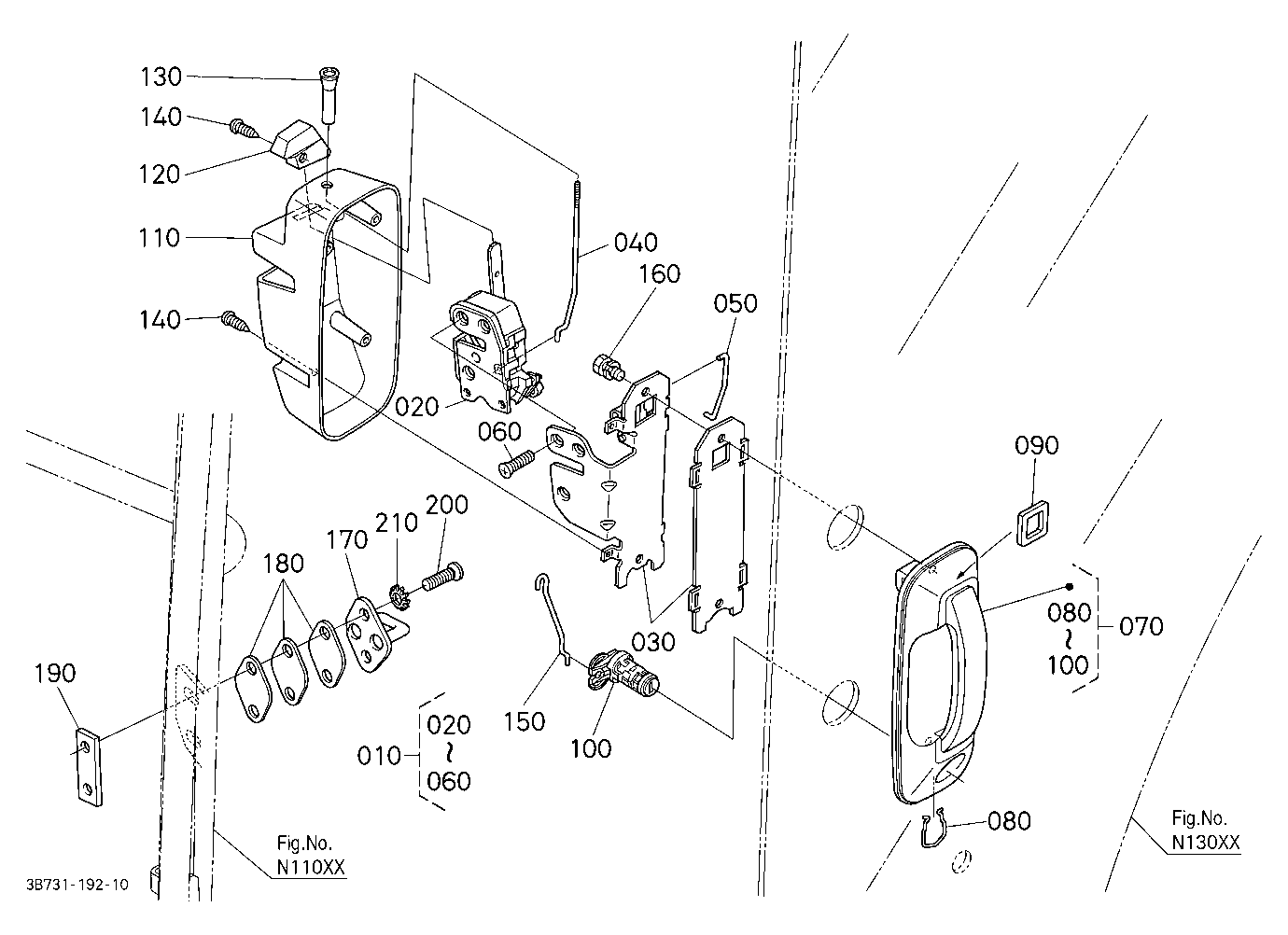 Door Lock Lh