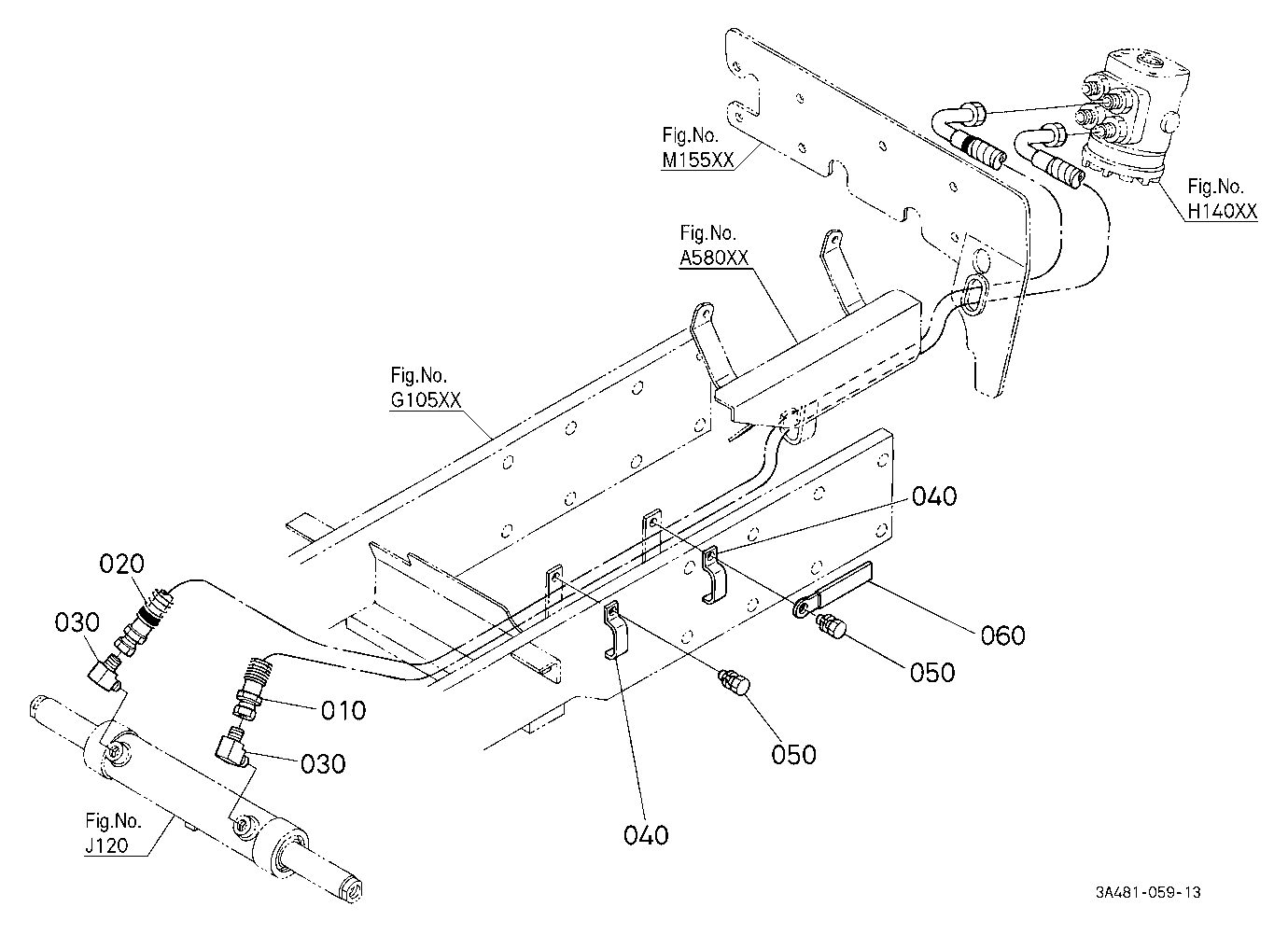 Steering Hose (Delivery) [Rops Type]