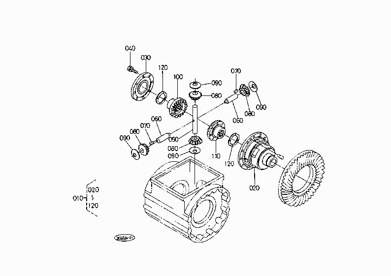 FRONT DIFFERENTIAL CASE
