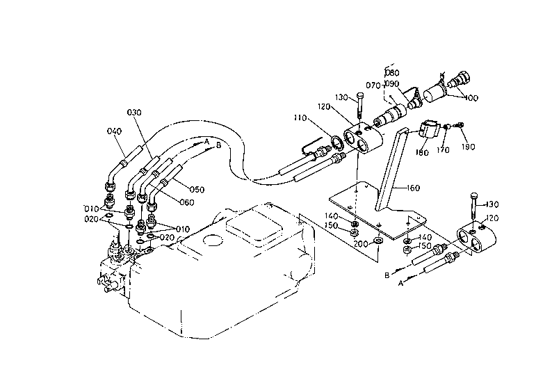 Aux.Control Valve Hose