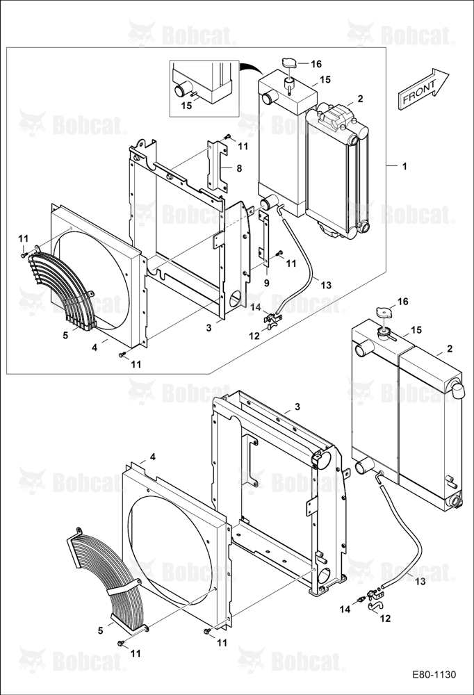 Engine & Attaching Parts (Radiator)
