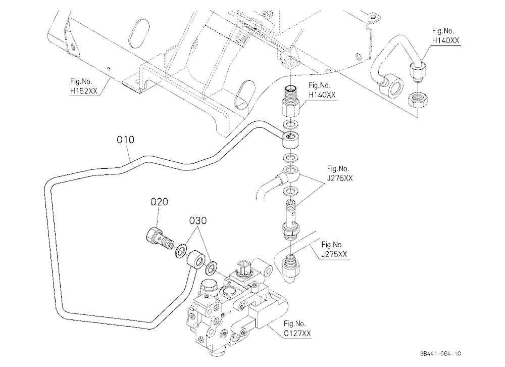 Hydraulic Oil Line (Dual Speed Valve)