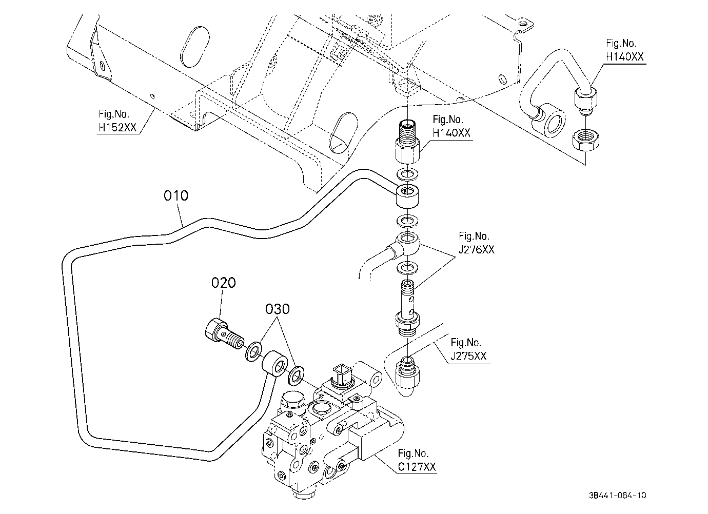 Hydraulic Oil Line (Dual Speed Valve)
