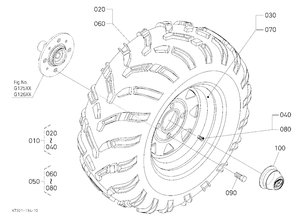 Front Wheel (24*9-12,Atv)
