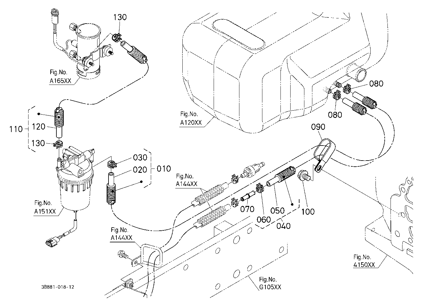 Fuel Pipe (Fuel Pump/Separator)