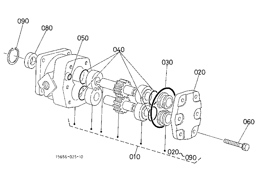 Hydraulic Gear Pump [Component Parts]