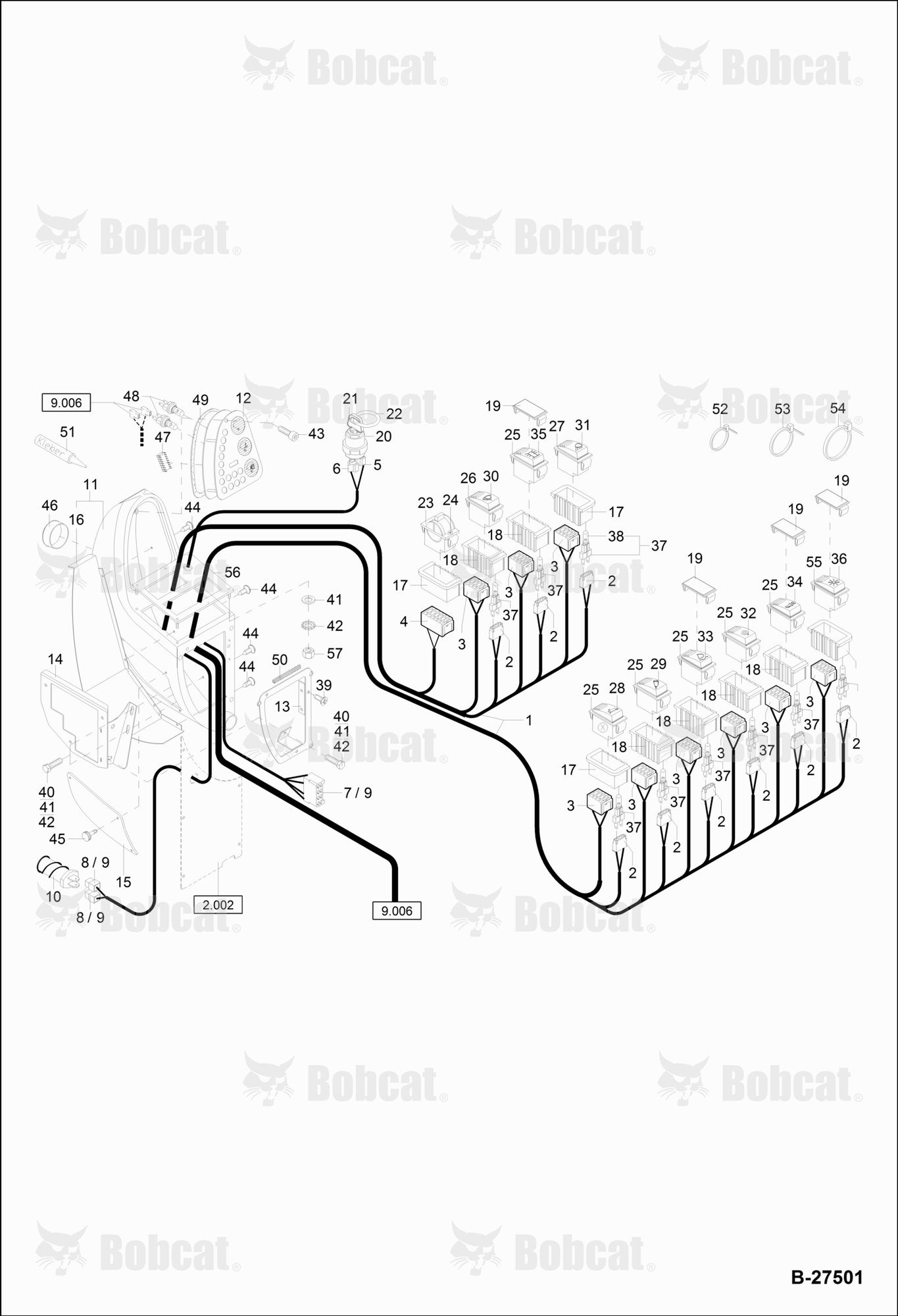 Electric Installation - Dash Console  120000A2842 & Above