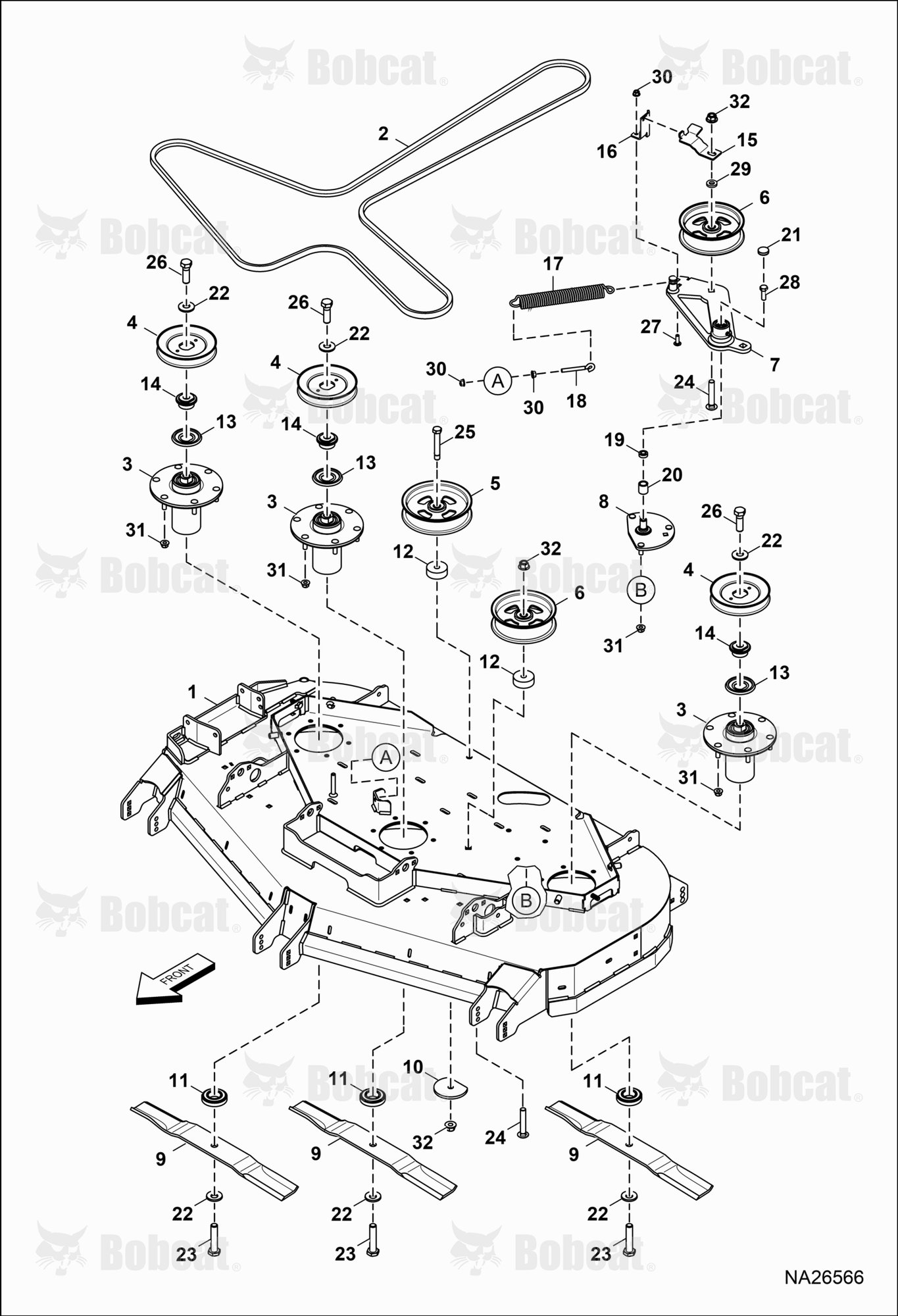 BELTS, Pulleys & Blades