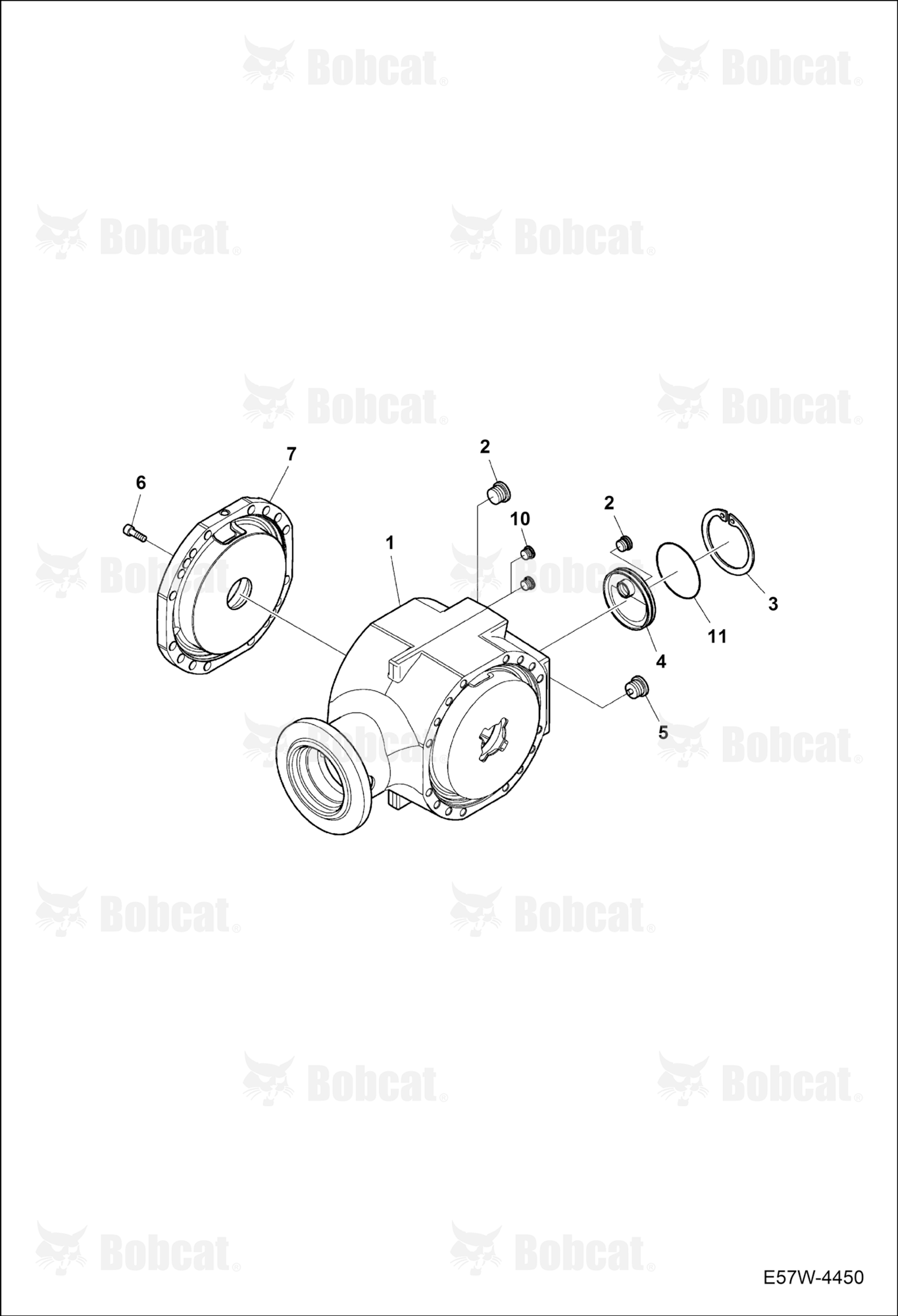 Housing (Rear Axle)  B3WU11001 - B3WU11178