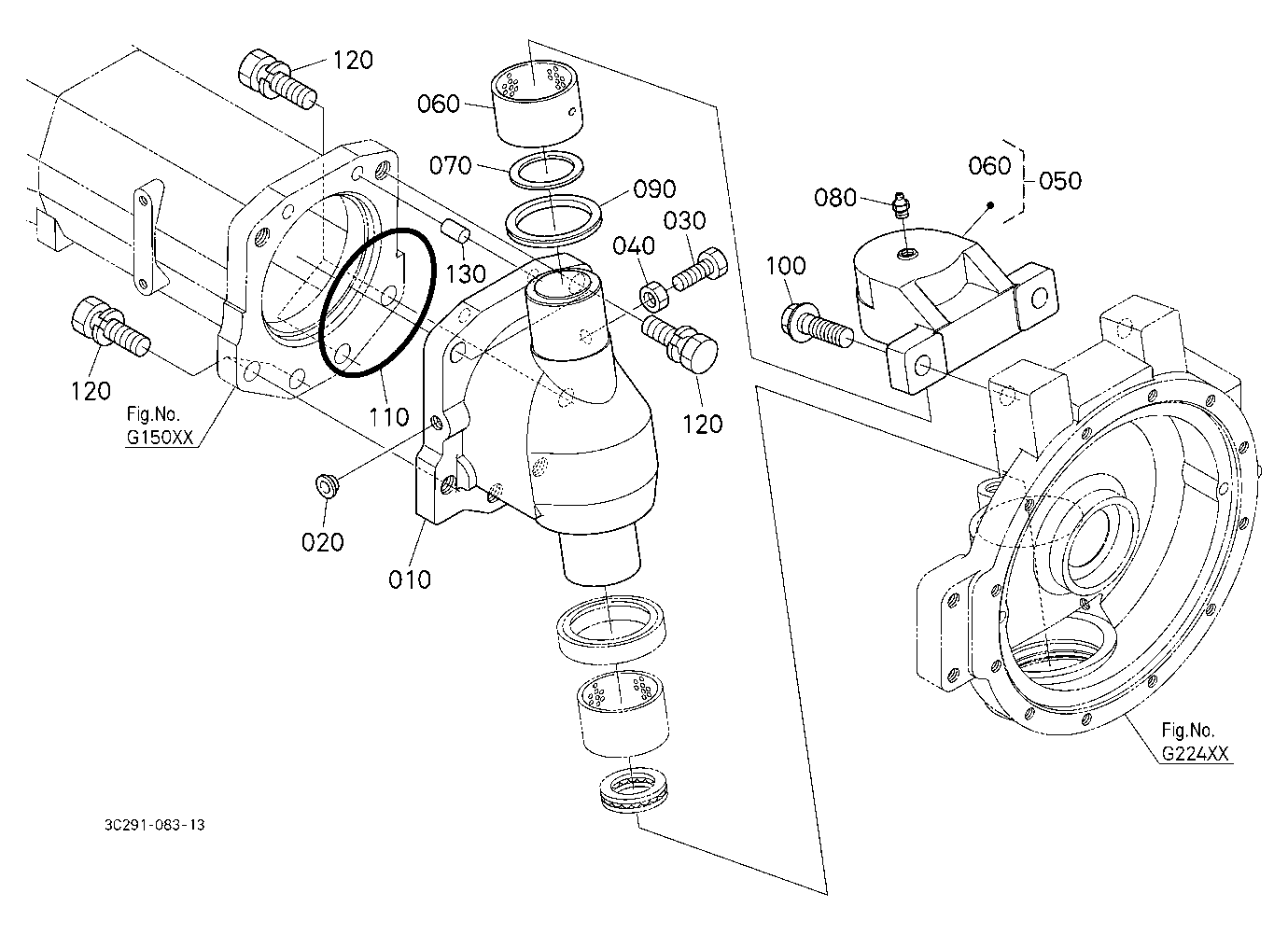 Front Axle Case Rh