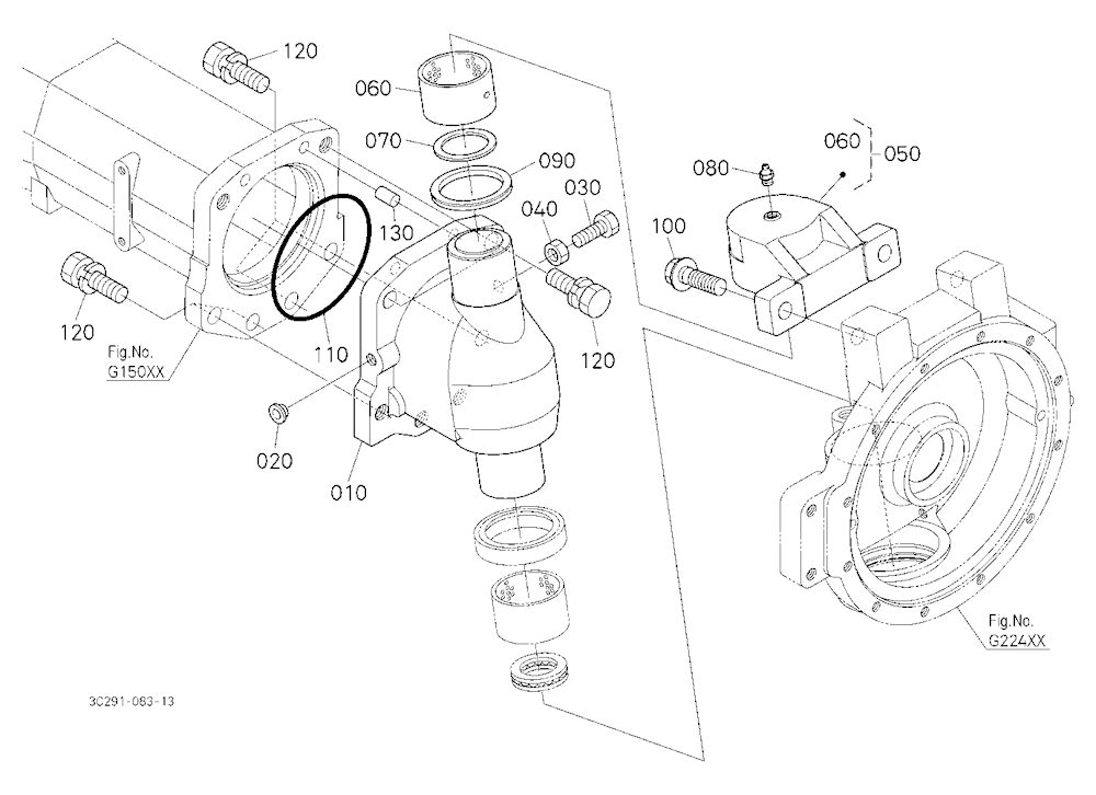 Bevel Gear Case Lh