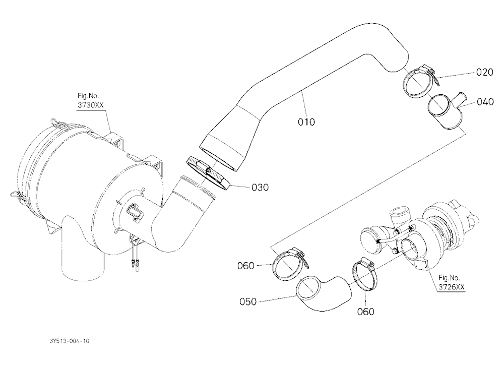 Inlet Pipe (Air Cleaner)