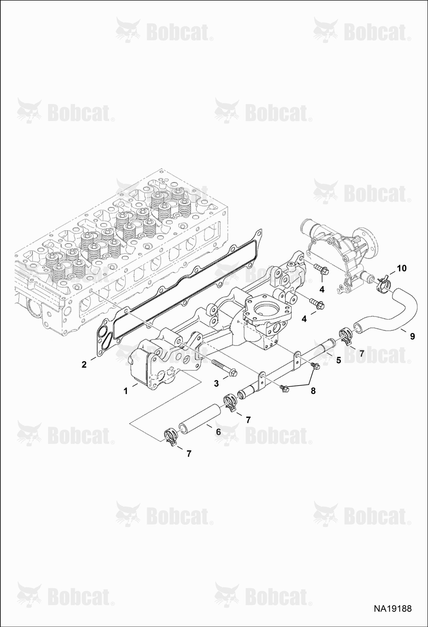 Intake Manifold (Engine S/N 000001 - 025256)