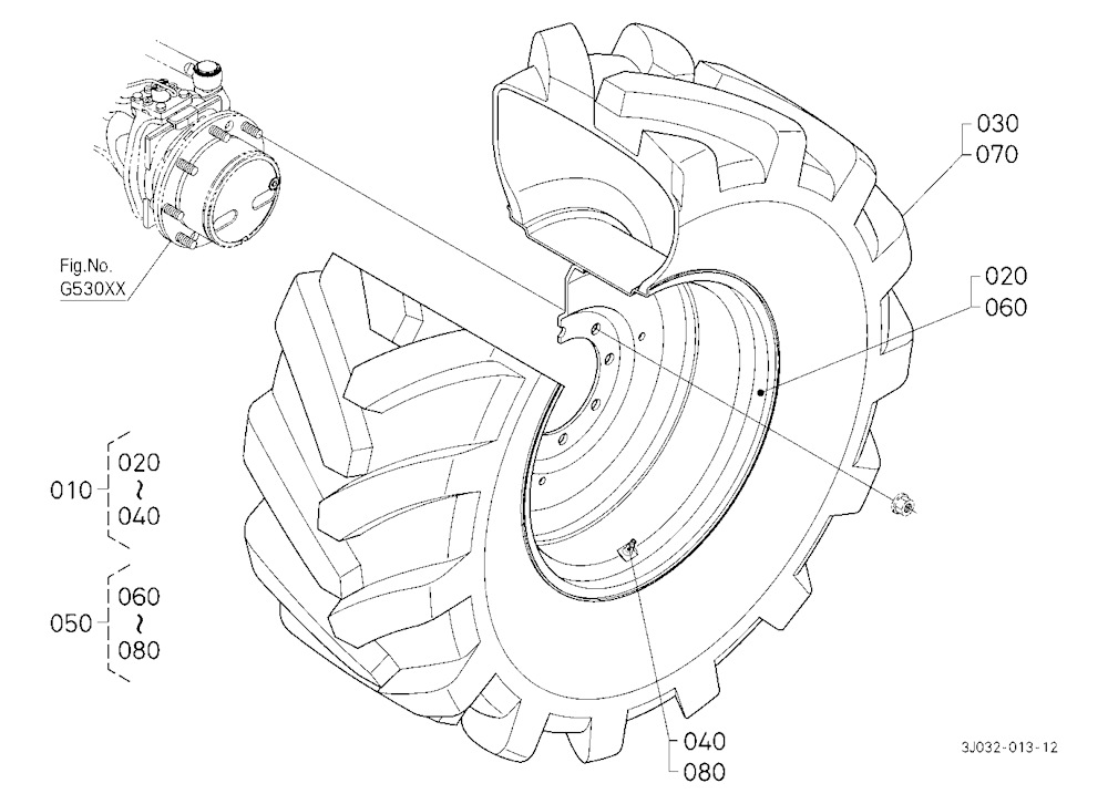 Front Wheel (540/65R28) [Firestone]
