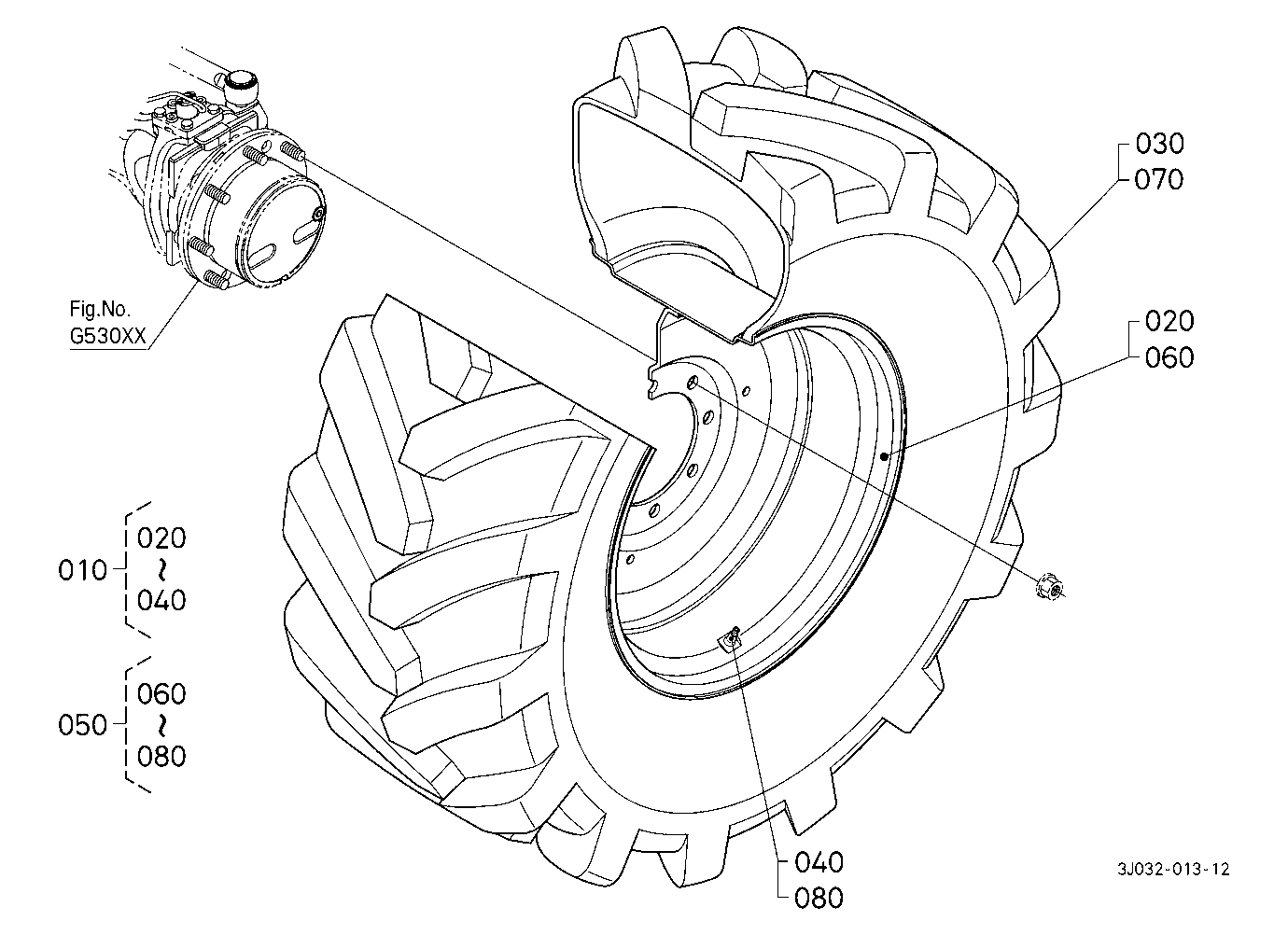 Front Wheel (540/65R28) [Firestone]