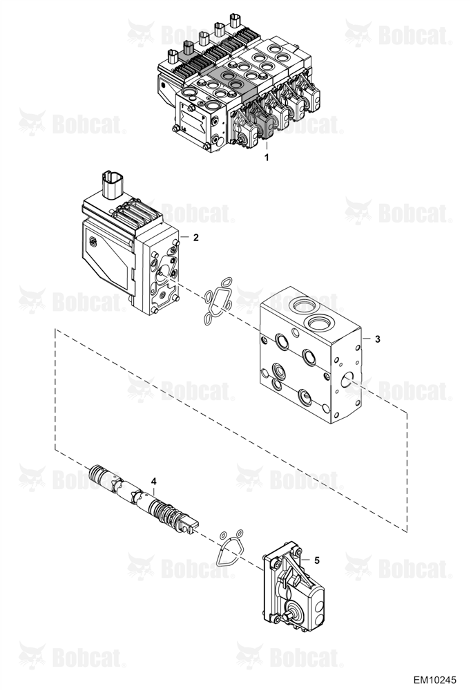 Control Valve (Telescoping Section)  B33G14000 - B33G16000, B33W14000 - B33W16000