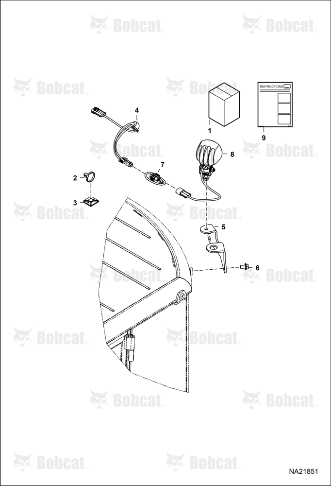 Worklight Kit (Cab)(Rear)
