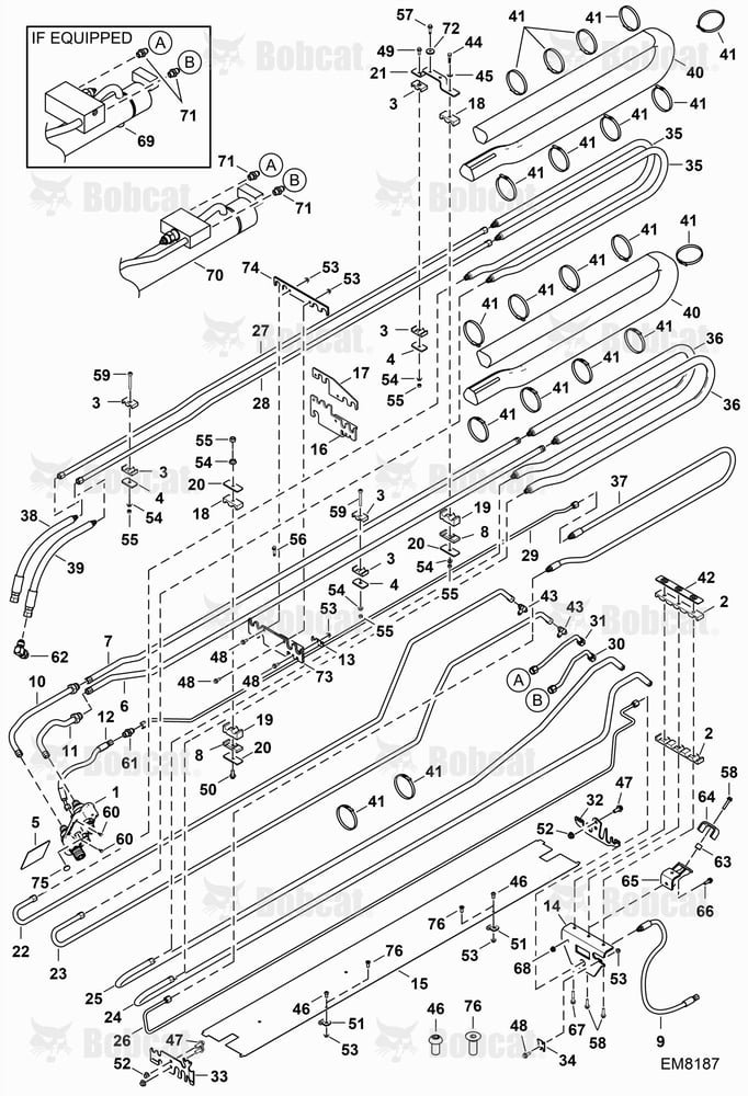 Hydraulic Circuitry (Boom Auxiliary, Tilt & Extension)