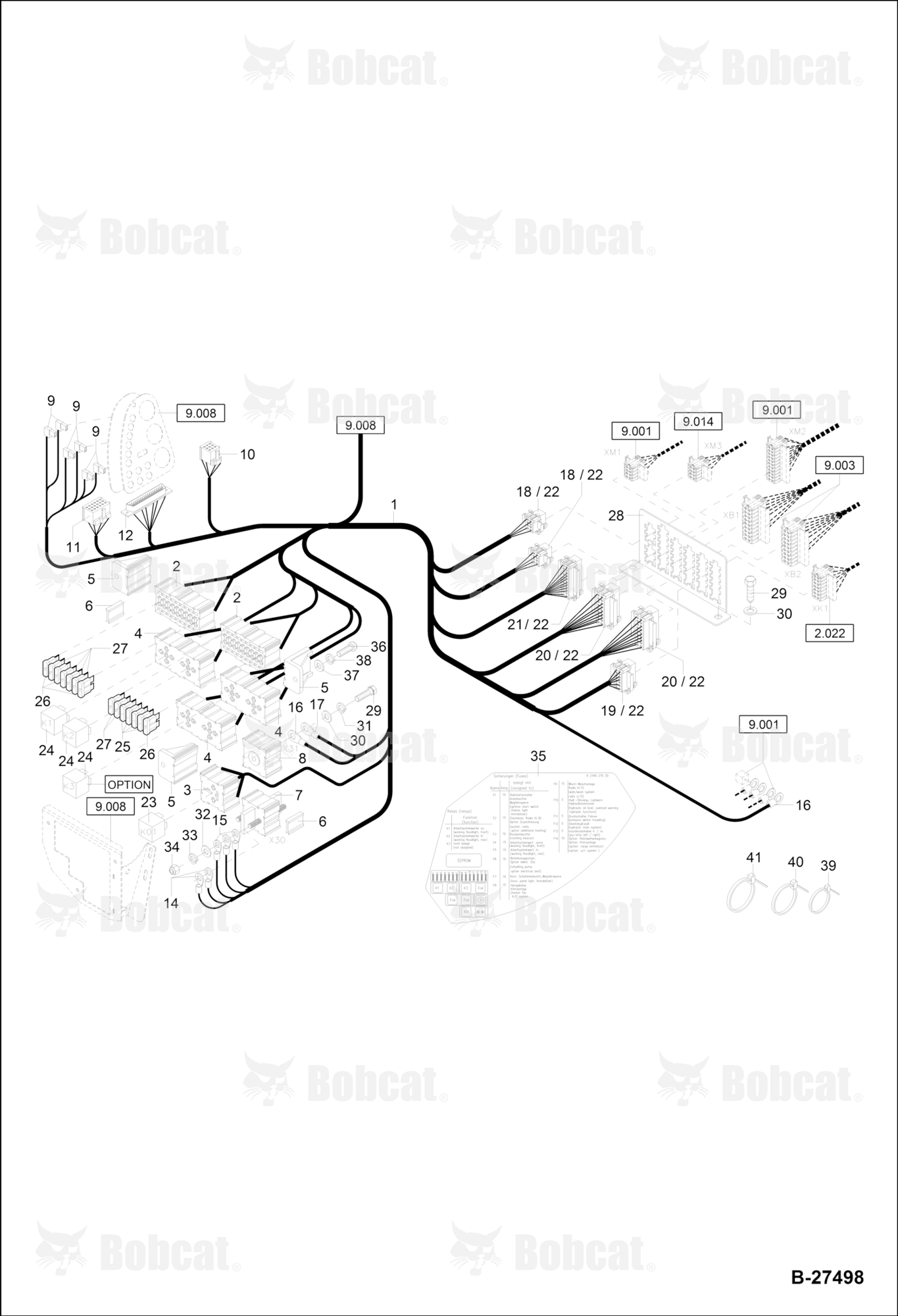 Electric Installation - Fuse Panel and Relay Panel  120000A96 - 120000A2841