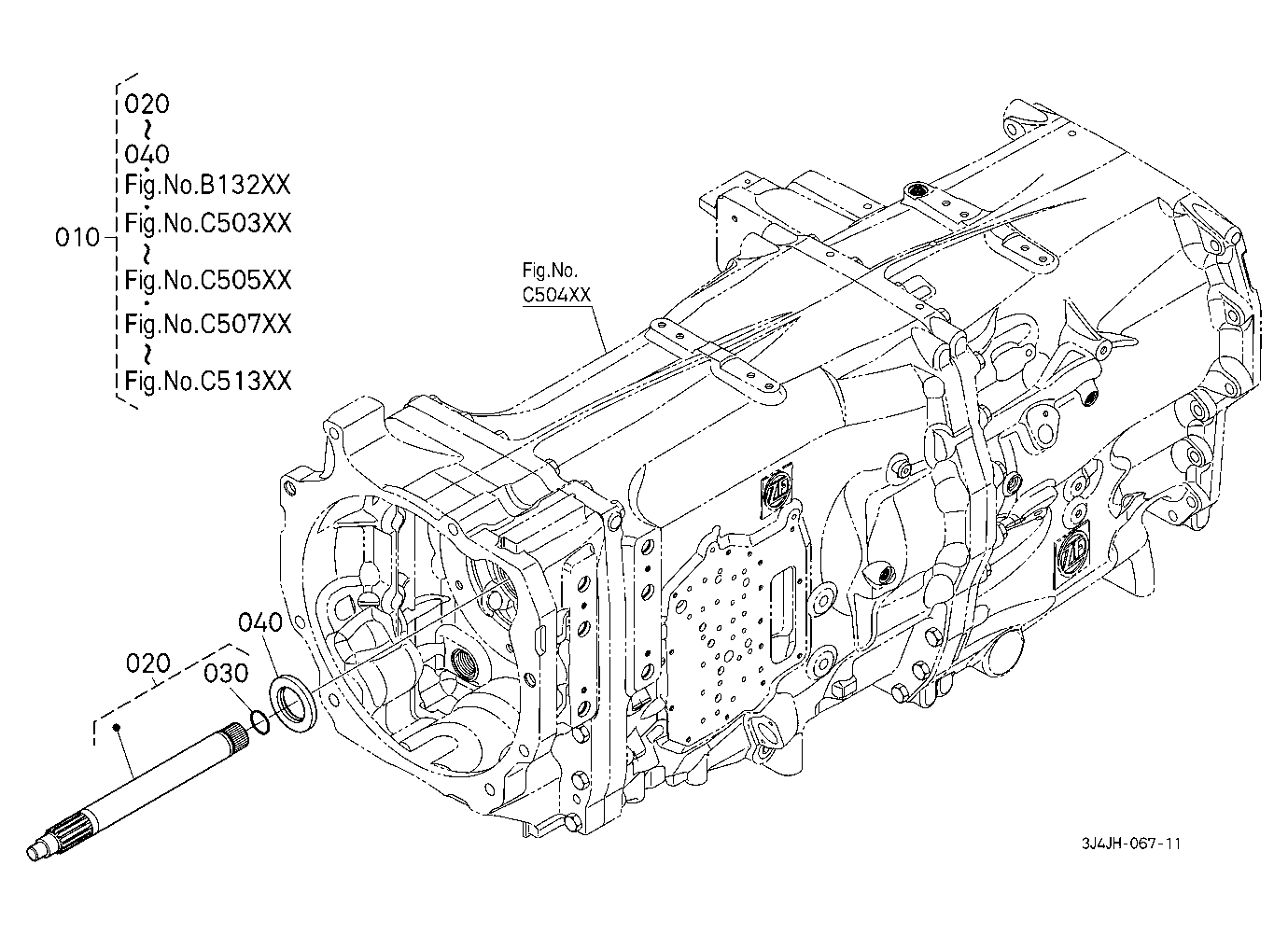 Transmission (Input Shaft) Component Parts