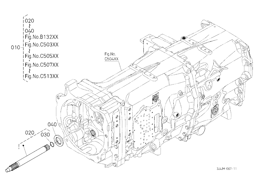 Transmission (Input Shaft) Component Parts