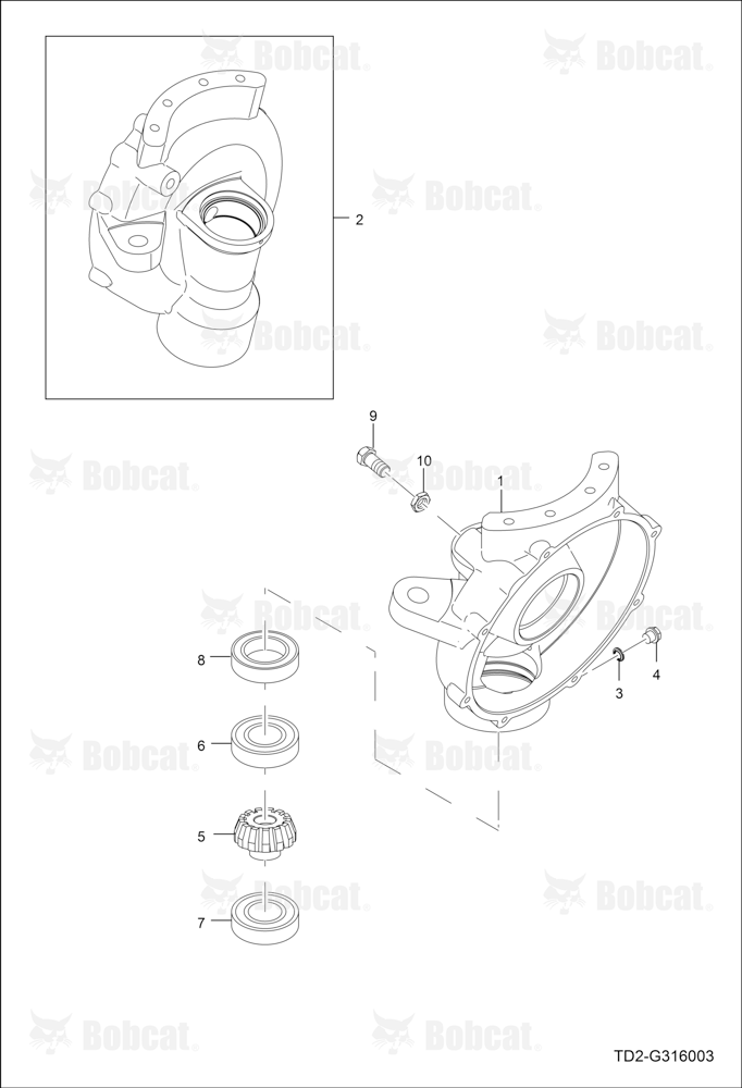 Front Axle Case Group