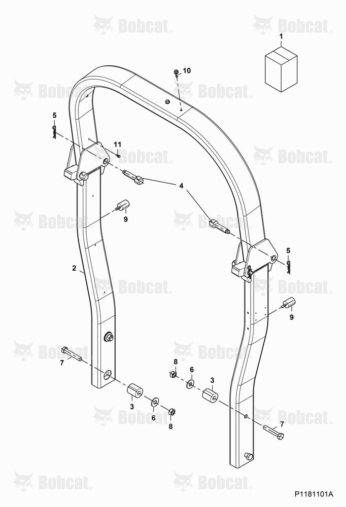 Folding ROPS