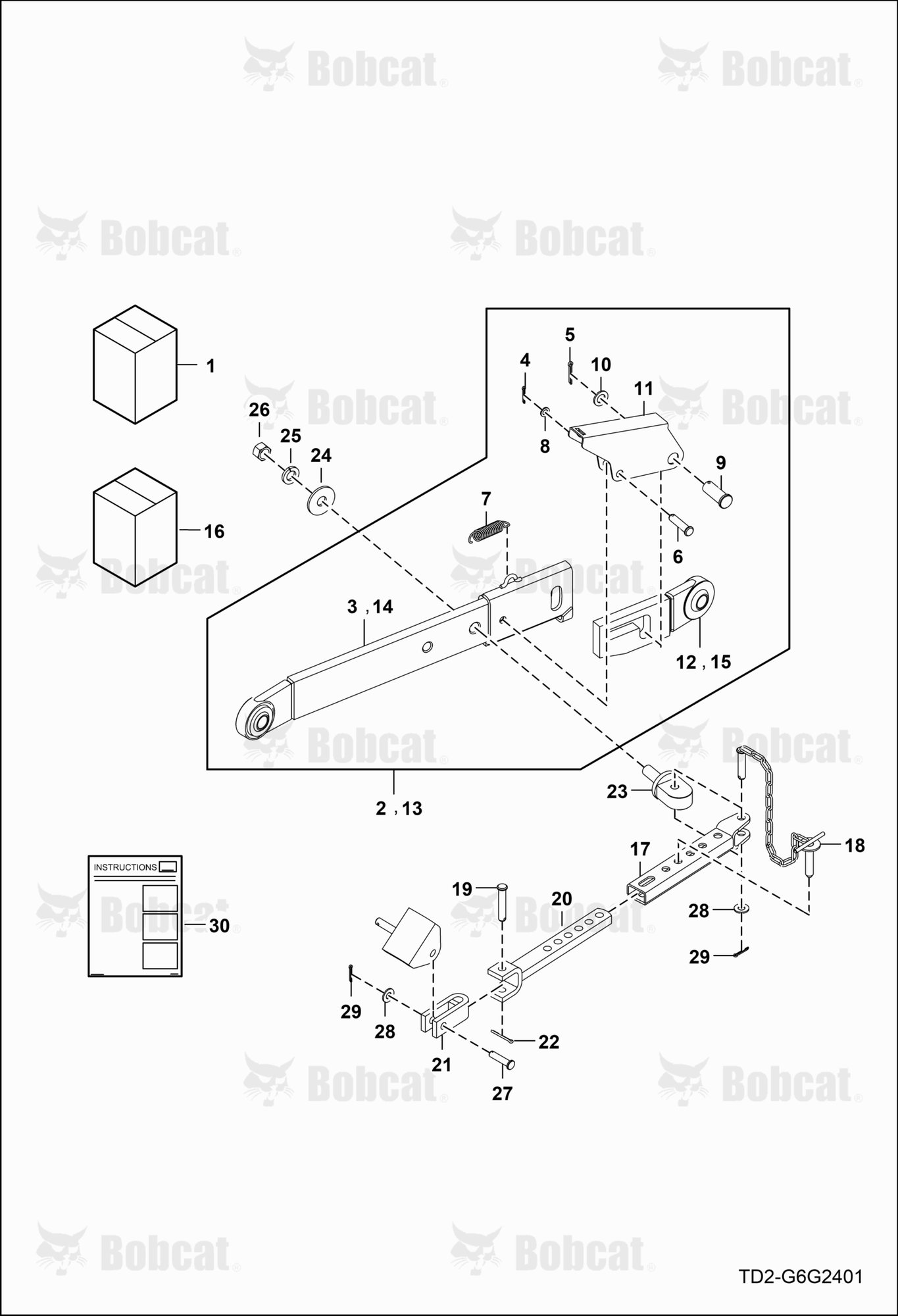 Telescopic Lower Link Kit