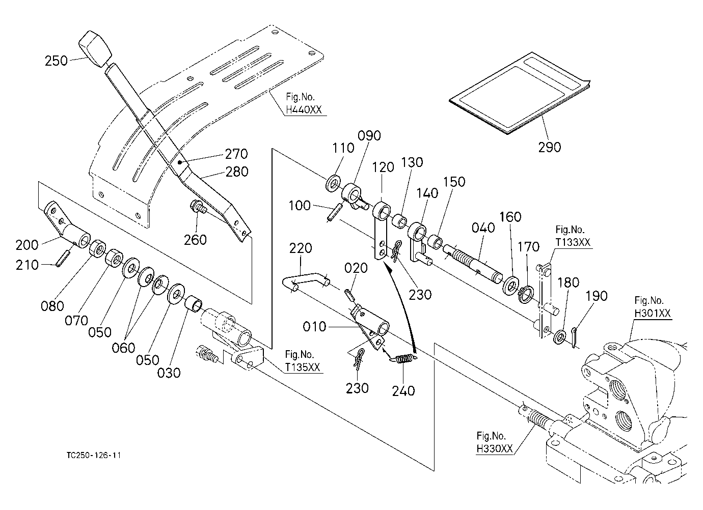 Position Control Lever (With Draft) (W/G No.L8311B