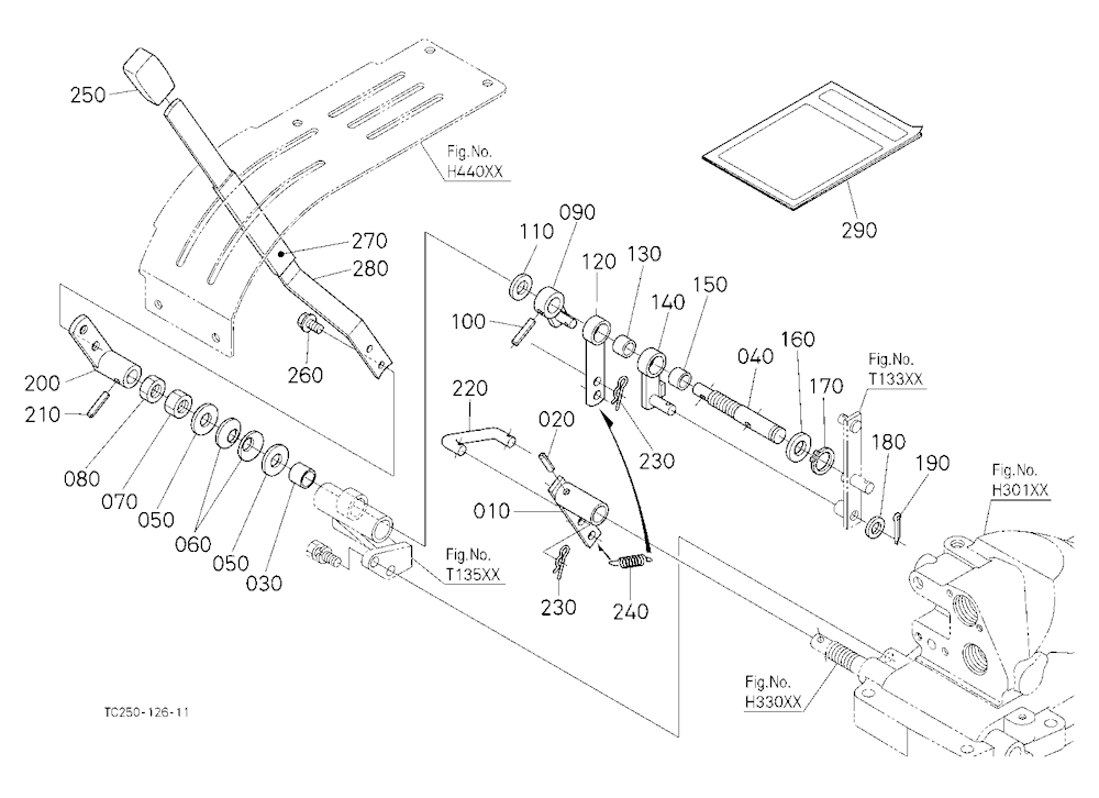 Position Control Lever (With Draft) (W/G No.L8311B