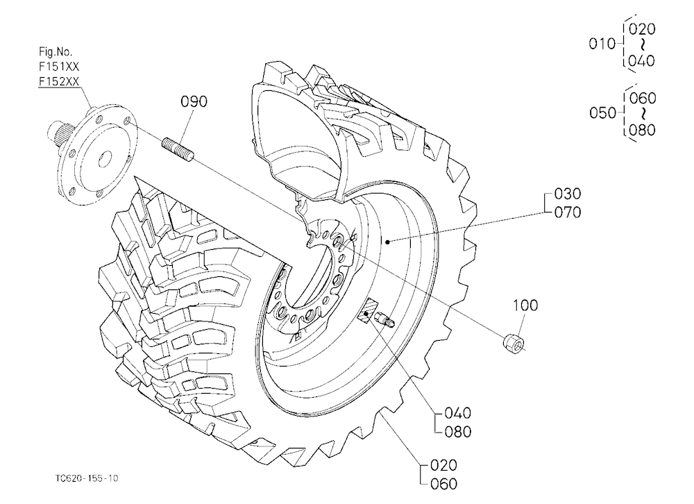Front Wheel (29*9.50-15)