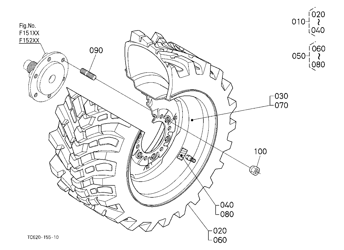 Front Wheel (29*9.50-15)
