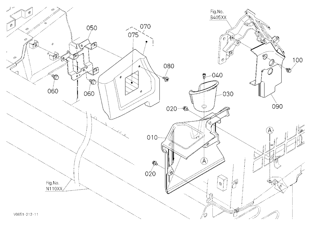 Cover (Meter/Service Port/Drink Holder)