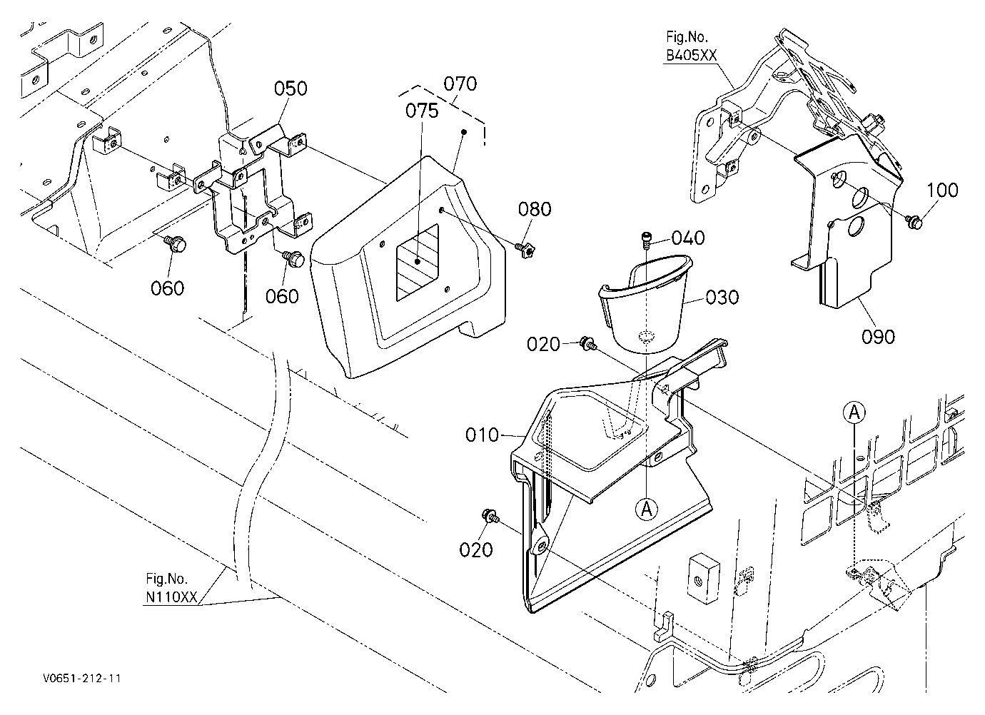 Cover (Meter/Service Port/Drink Holder)