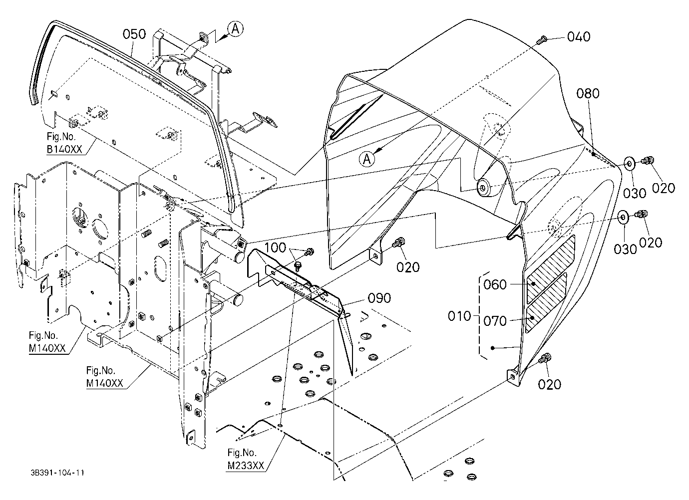 Hood (Bonnet) Rear [A]