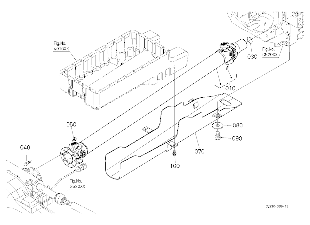 Propeller Shaft And Cover [With Front Suspension]