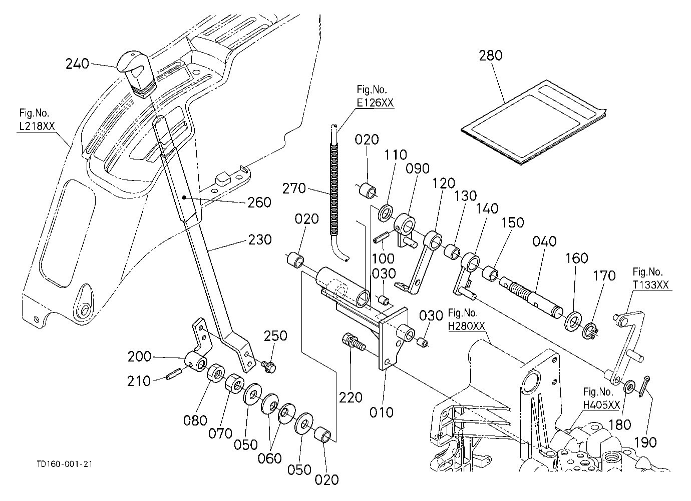 Position Control Lever (With Draft) (W/G No.L8318)