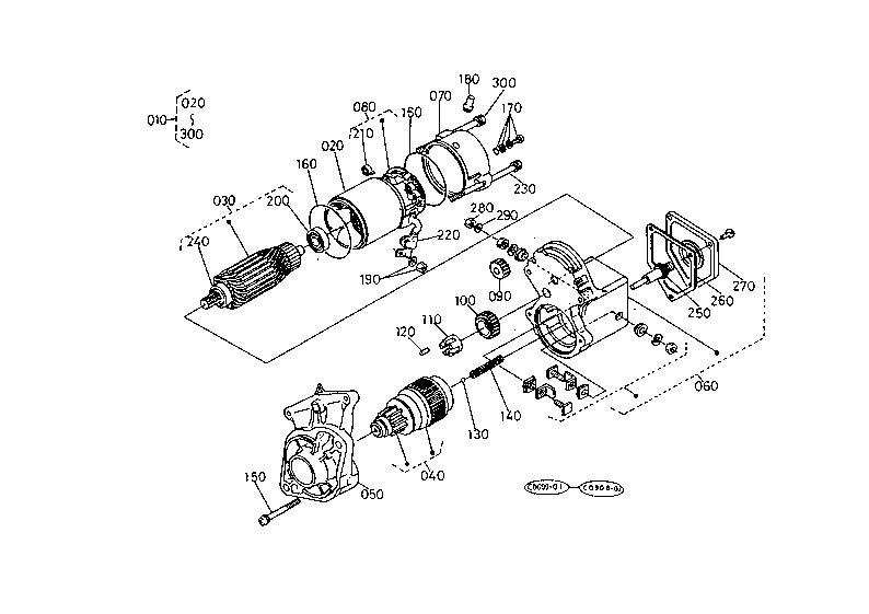 Starter [Component Parts](Not For Reman Unit)