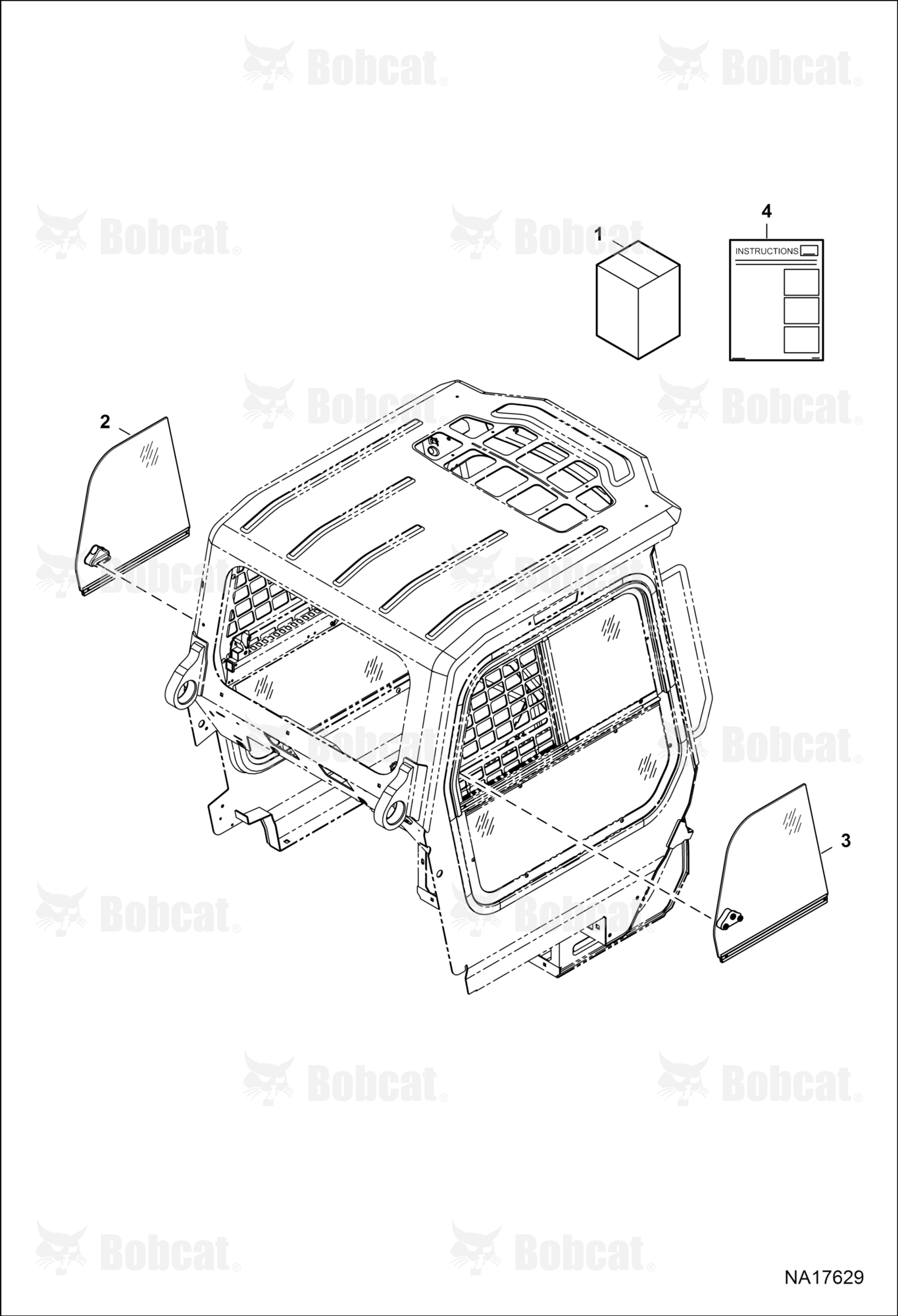 CAB Window Kit (Side) (Sliding) (Polycarbonate)