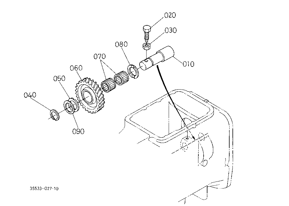 Back Idle Shaft [Except Manual Shuttle]