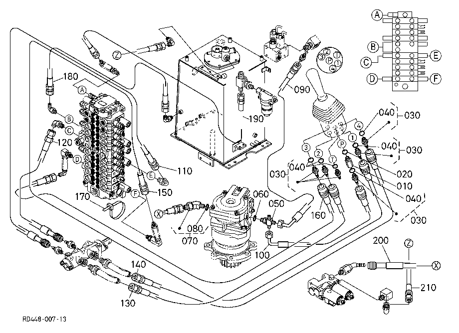Oil Piping (Control Lh)