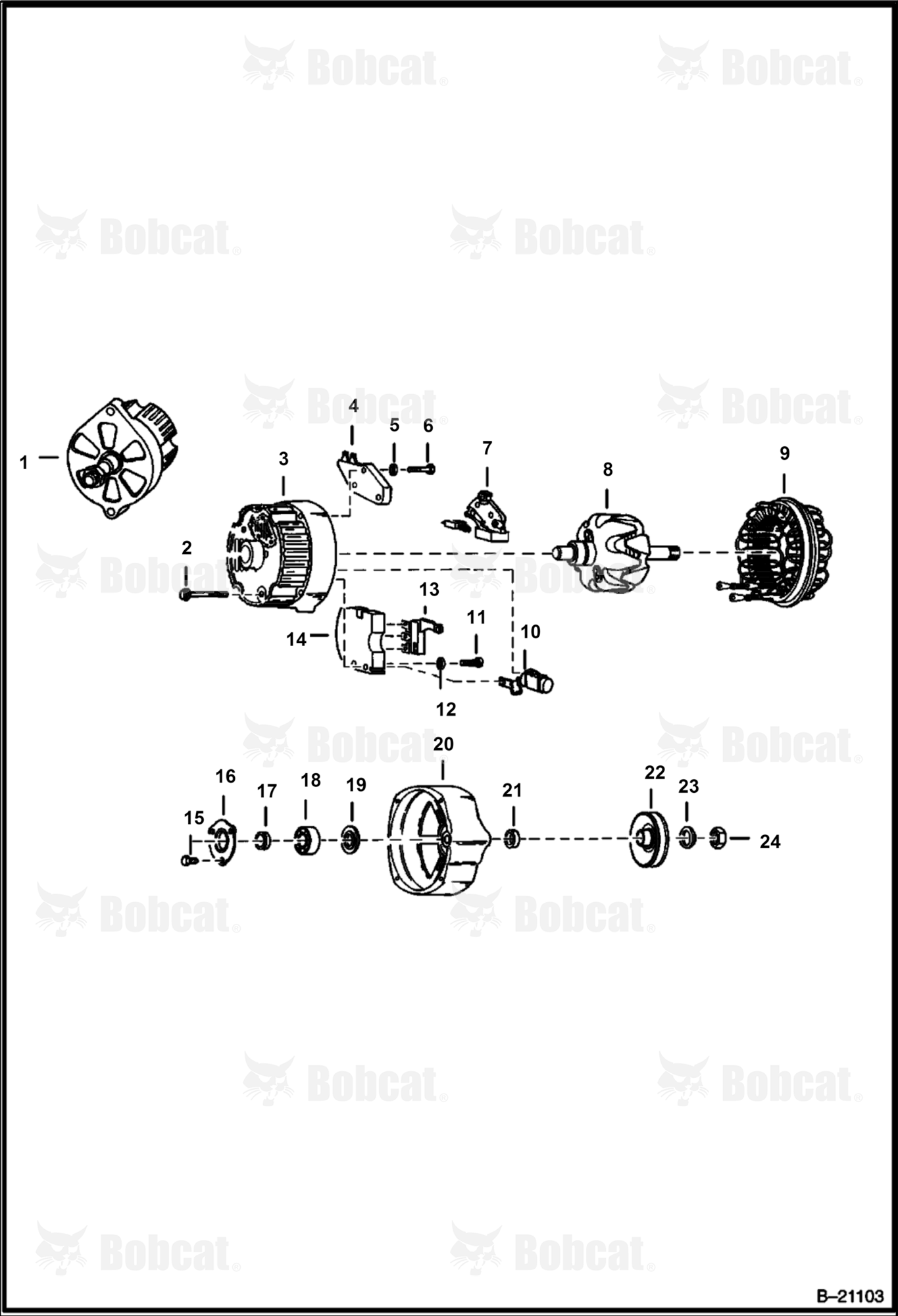 Alternator (Delco 1100499 - Closed)